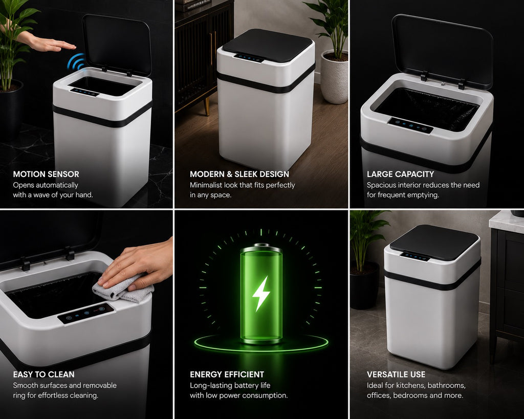 SenseBin™ Smart Trash Can | SAMBOVA