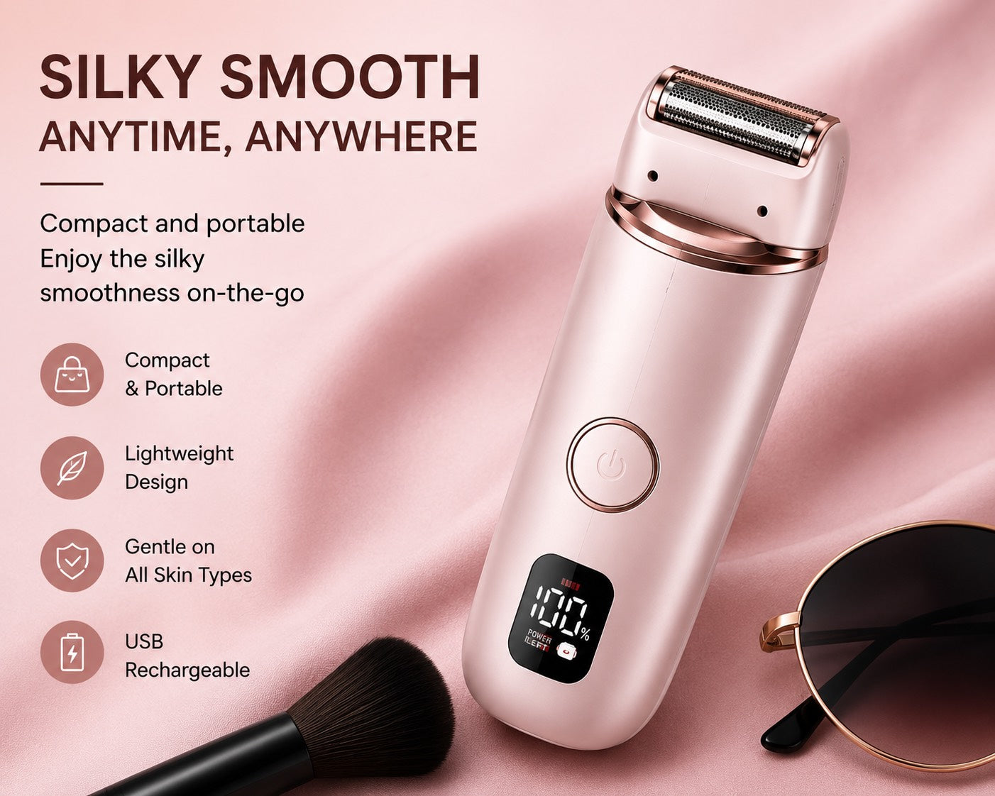 SilkTouch™ Portable Hair Remover | SAMBOVA