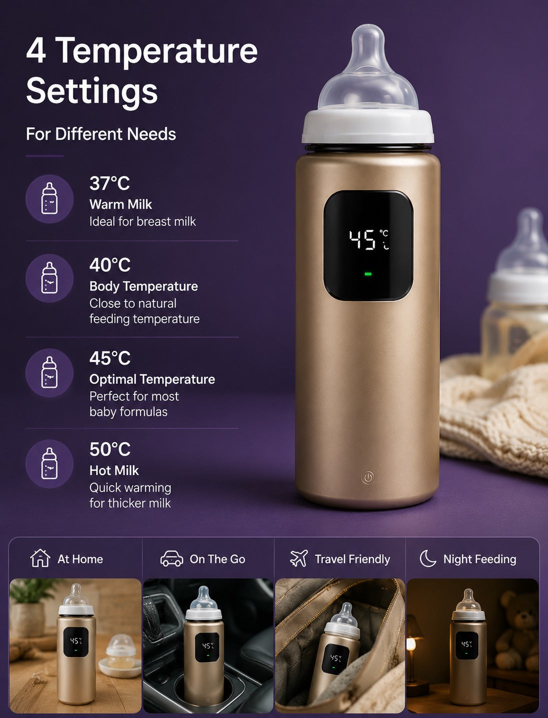 WarmGo™ Portable Bottle Warmer | SAMBOVA