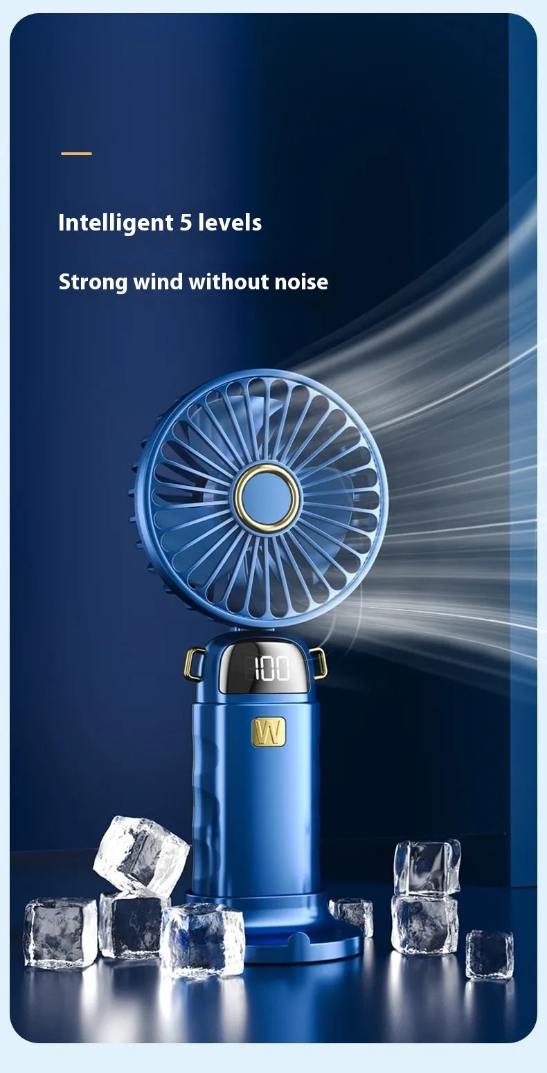 Mini USB Portable Handheld Fan – Rechargeable Foldable Cooling Fan | SAMBOVA