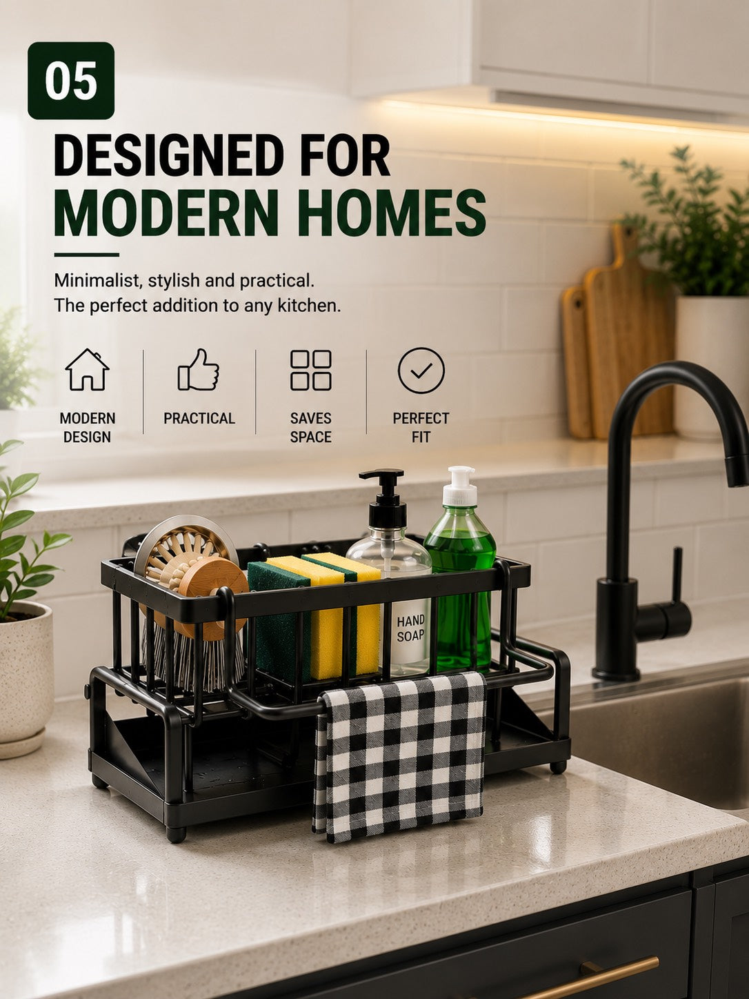 Premium Kitchen Sink Organizer | SAMBOVA