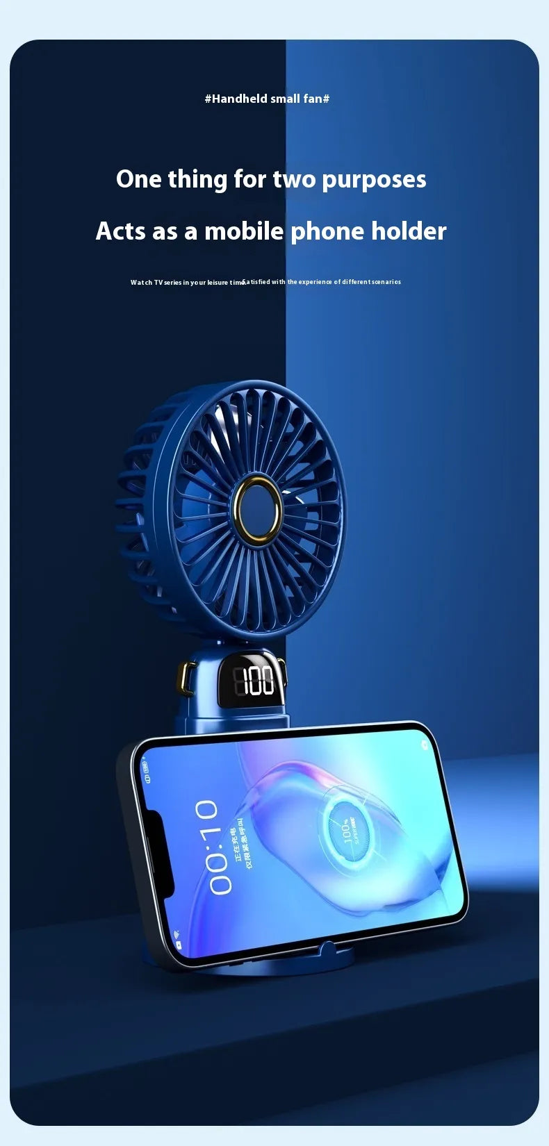 Mini USB Portable Handheld Fan – Rechargeable Foldable Cooling Fan | SAMBOVA