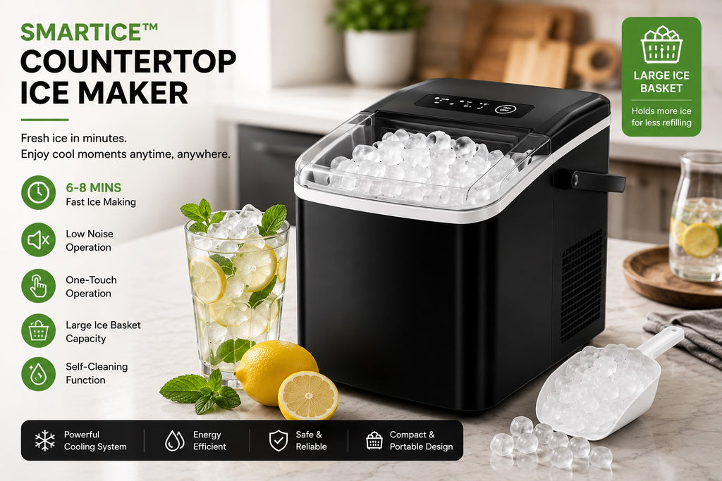 🧊 SmartIce™ Countertop Ice Maker | SAMBOVA