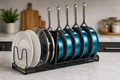 Expandable Pots & Pans Organizer Rack – Adjustable Kitchen Cabinet Storage | SAMBOVA