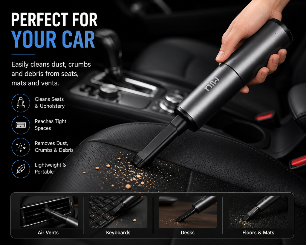 PocketVac™ Mini Cordless Vacuum | SAMBOVA