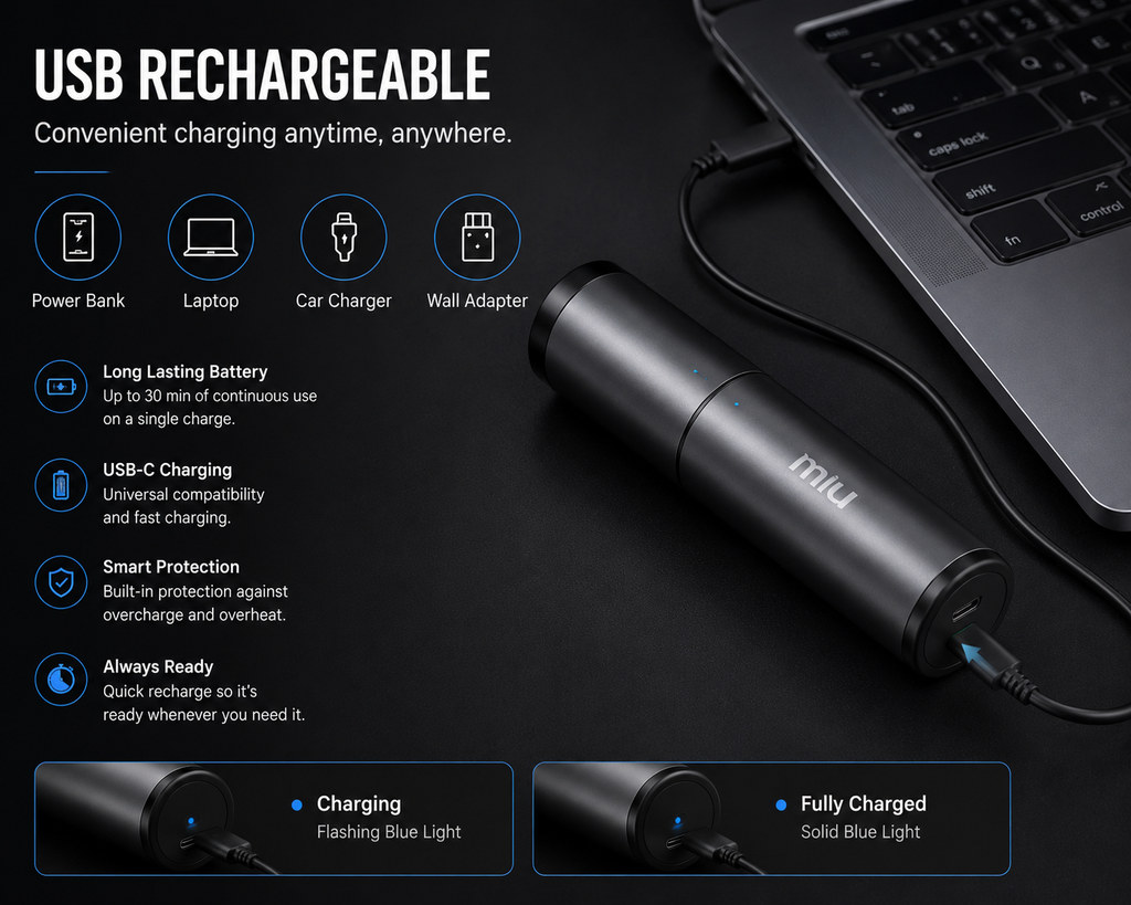 PocketVac™ Mini Cordless Vacuum | SAMBOVA