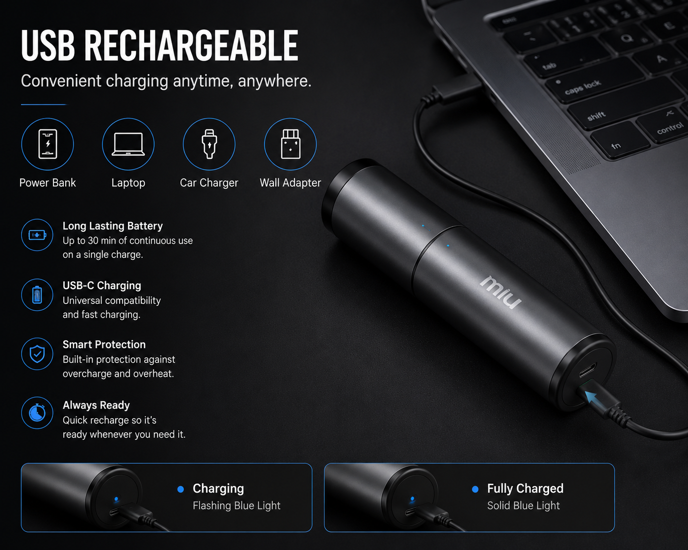 PocketVac™ Mini Cordless Vacuum | SAMBOVA