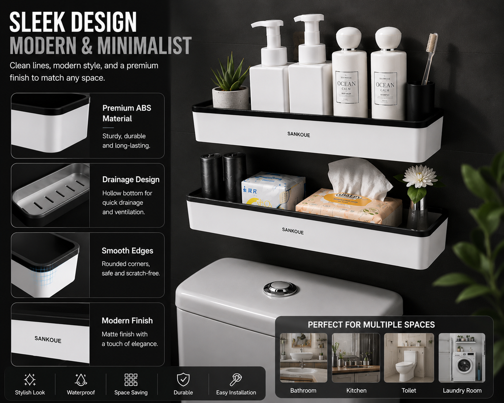 AquaShelf™ Wall Storage Organizer | SAMBOVA