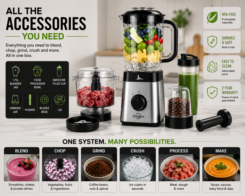 BlendPro™ 5-in-1 Kitchen System | SAMBOVA