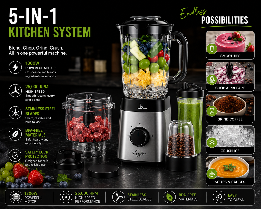 BlendPro™ 5-in-1 Kitchen System | SAMBOVA
