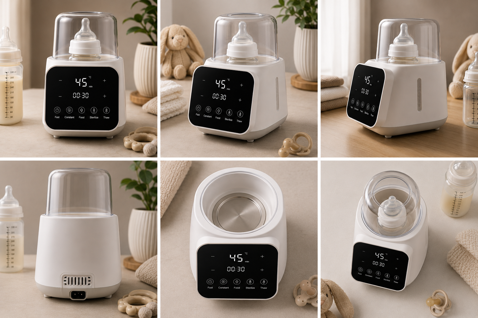 Smart Baby Bottle Warmer – Fast & Safe Milk Heater with Temperature Control | SAMBOVA