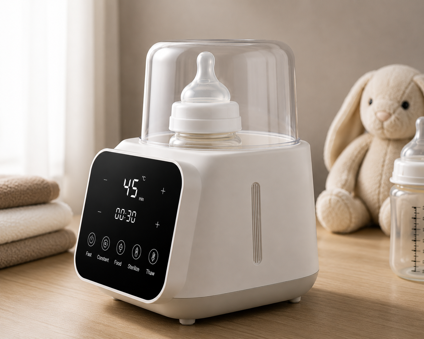 Smart Baby Bottle Warmer – Fast & Safe Milk Heater with Temperature Control | SAMBOVA