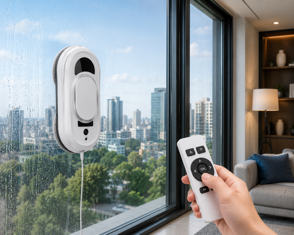 Smart Window Cleaning Robot – Automatic Glass Cleaning with Remote Control | SAMBOVA