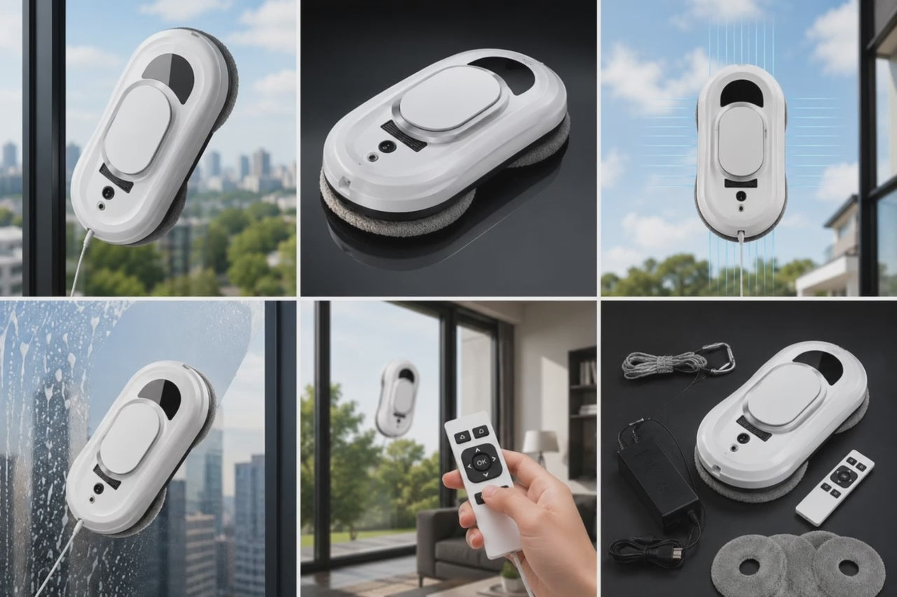 Smart Window Cleaning Robot – Automatic Glass Cleaning with Remote Control | SAMBOVA